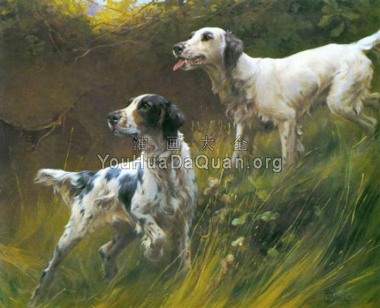 Two English Setters - 托马斯·布林克斯